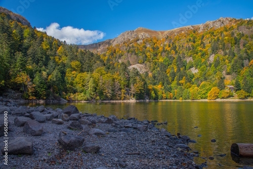 Le lac du Schiessrothried dans le Massif des Vosges - Vallée de Munster et de la Wormsa