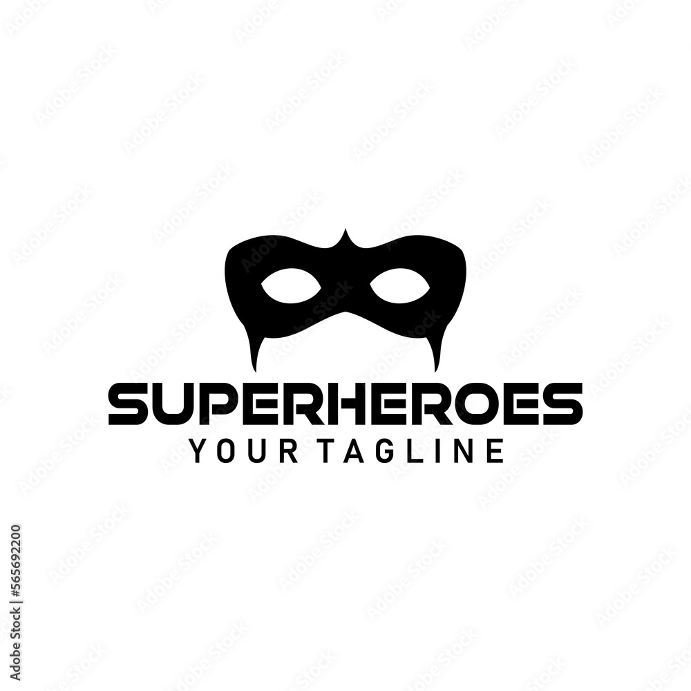 Fototapeta premium superhero logo vector
