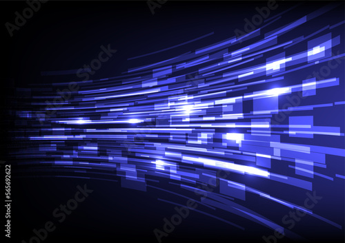 Speed light movement technology hitech modern background © Ilmi