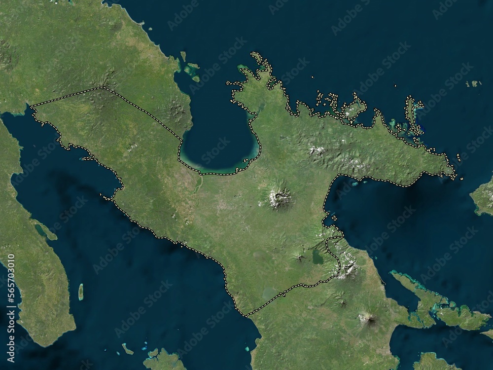 Camarines Sur, Philippines. Low-res satellite. No legend Camarines Sur, Philippines. Low-res satellite. No legend