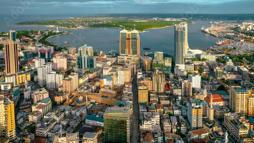 Aerial view of Dar es Salaam in Tanzania © STORYTELLER