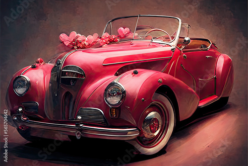 Car Lovers Valentine Generative AI © Doug