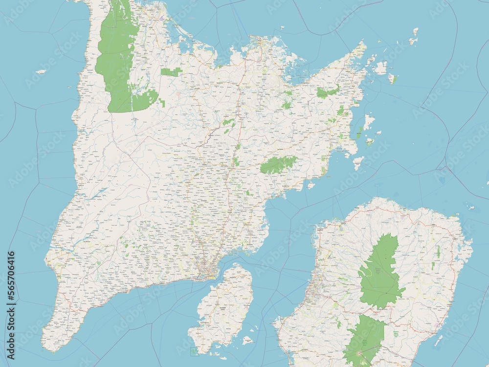 Iloilo, Philippines. OSM. No legend