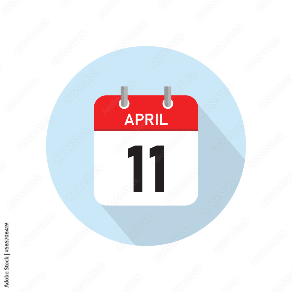 April 11 Concept Design. Vector Illustration. April 11 Concept Design. Vector Illustration.