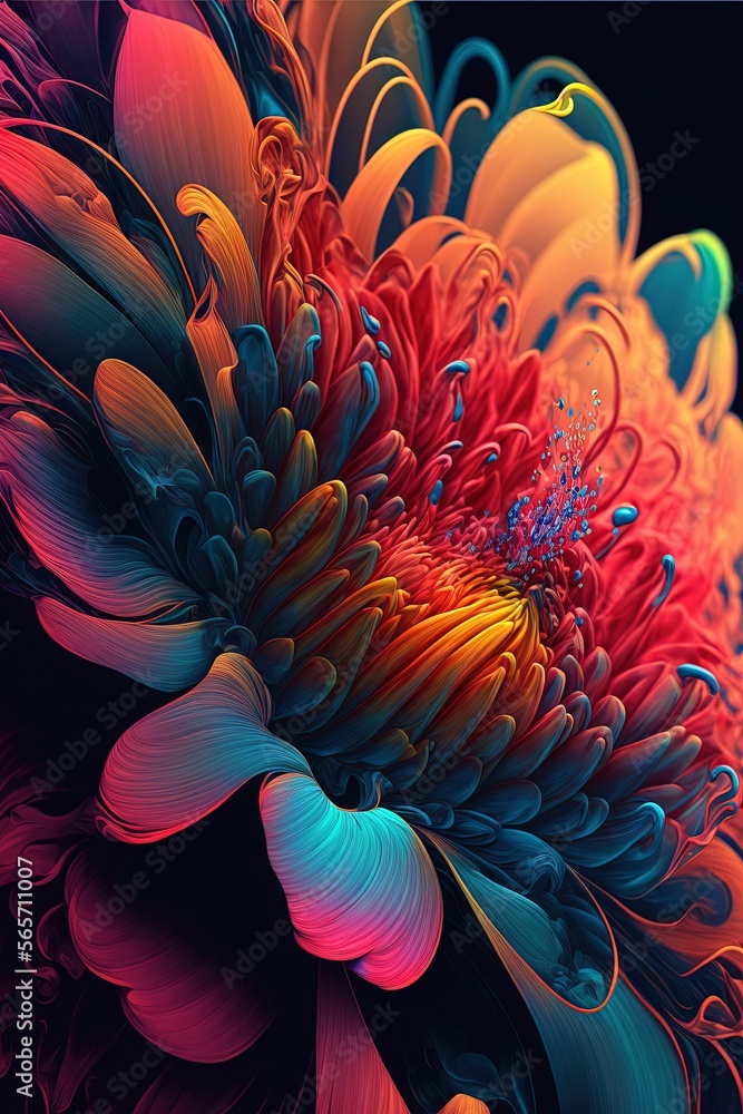 Fantasy abstract colourful background wallpaper. Fantasy abstract colourful background wallpaper.