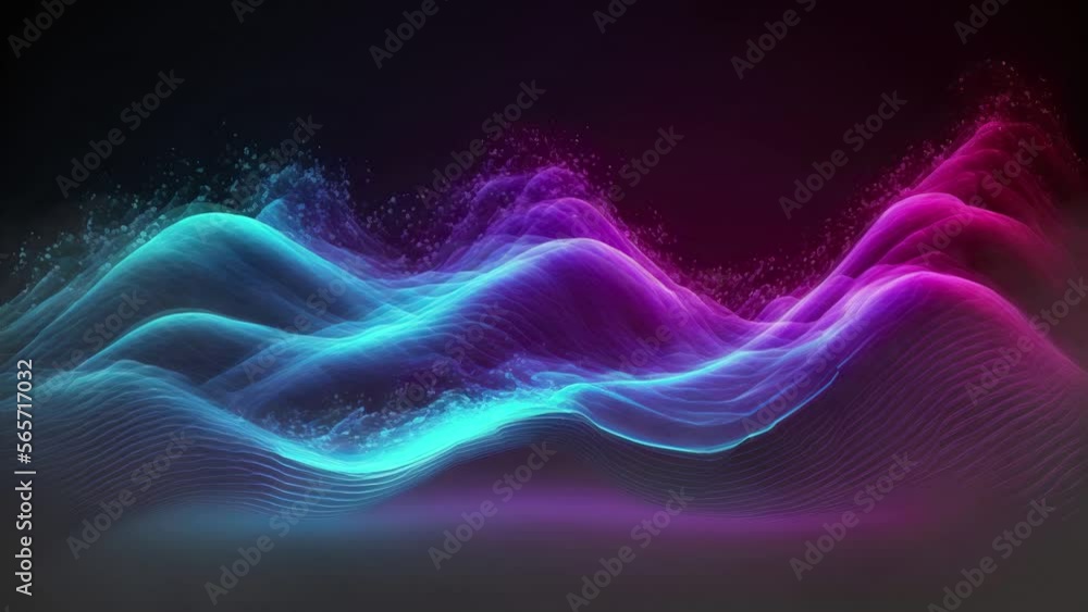 Cinemagraph of abstract blue and magenta glowing waves, ai generated
Cinemagraph of abstract blue and magenta glowing waves, ai generated