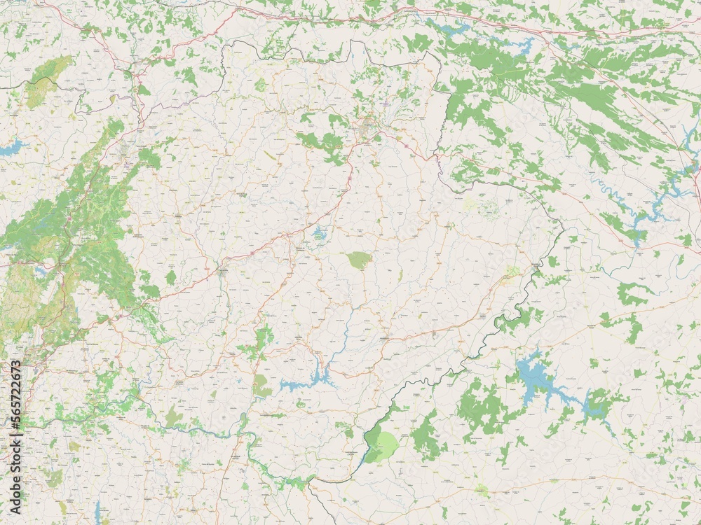 Braganca, Portugal. OSM. No legend Braganca, Portugal. OSM. No legend