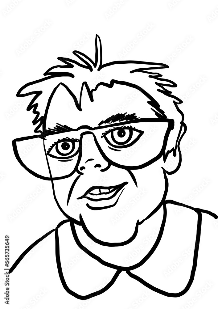 person with a big glases on face person with a big glases on face