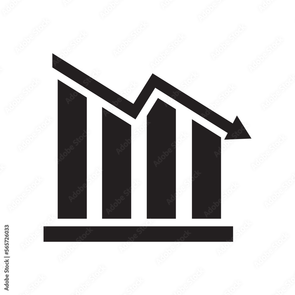 drop chart icon logo vector design template drop chart icon logo vector design template