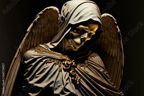 Illustration about angel of death