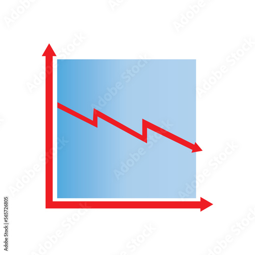 drop chart icon logo vector design template