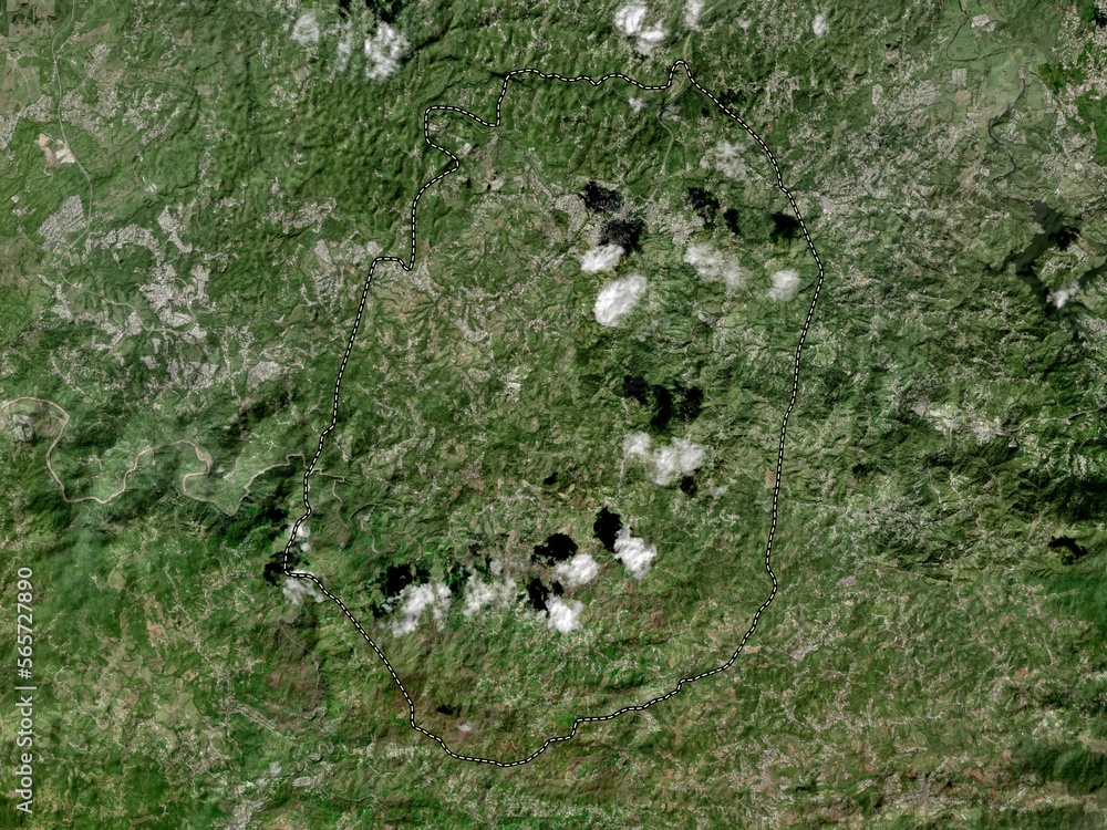 Obraz premium Corozal, Puerto Rico. High-res satellite. No legend