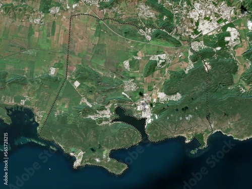 Guanica, Puerto Rico. Low-res satellite. No legend photo