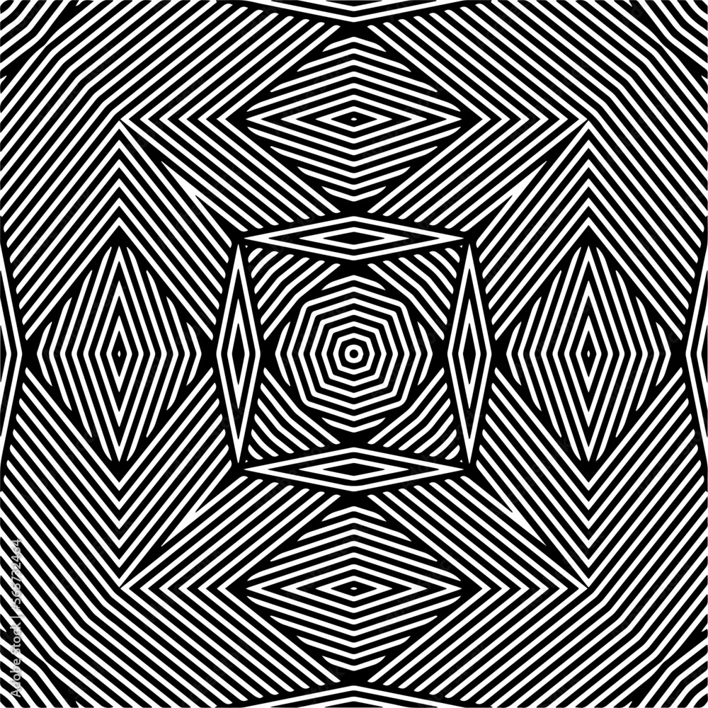Vector pattern in geometric ornamental style. Black and white color.Seamless repeat pattern.Simple geo all over print block for apparel textile, ladies dress, fashion garment, digital wall paper.
Vector pattern in geometric ornamental style. Black and white color.Seamless repeat pattern.Simple geo all over print block for apparel textile, ladies dress, fashion garment, digital wall paper.