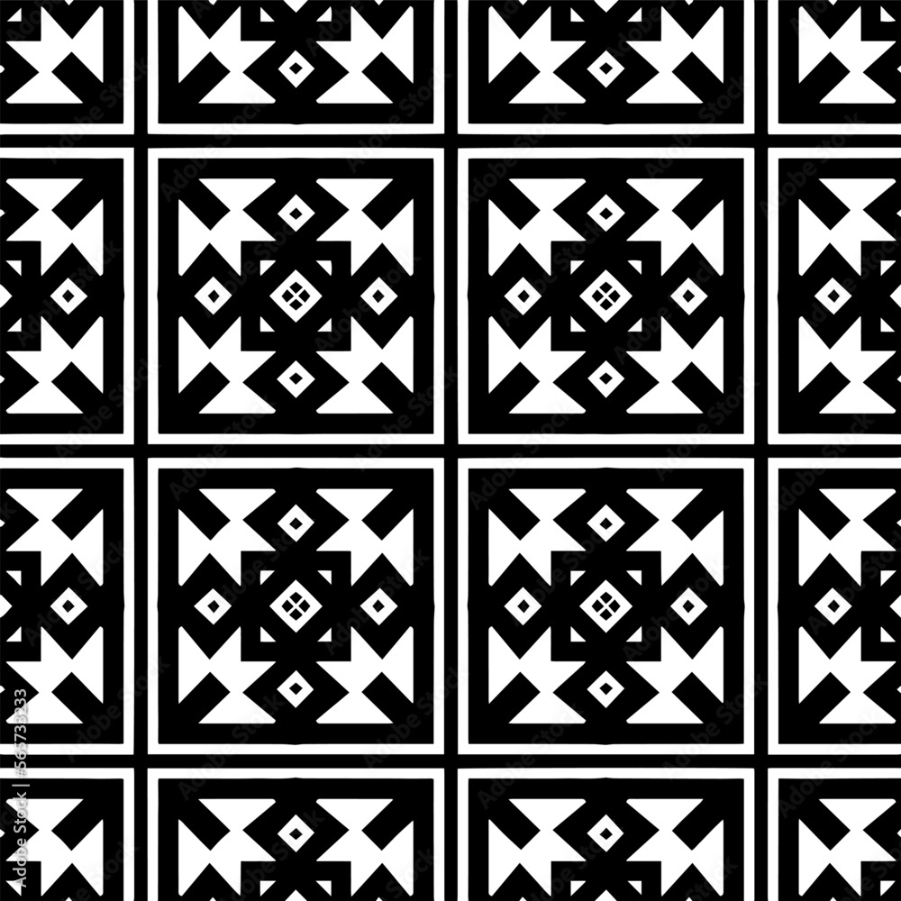 Vector pattern in geometric ornamental style. Black and white color.Seamless repeat pattern.Simple geo all over print block for apparel textile, ladies dress, fashion garment, digital wall paper.
Vector pattern in geometric ornamental style. Black and white color.Seamless repeat pattern.Simple geo all over print block for apparel textile, ladies dress, fashion garment, digital wall paper.