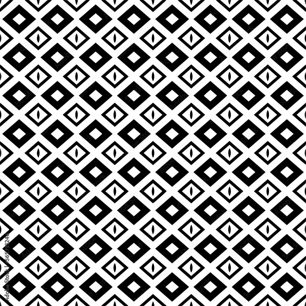Vector pattern in geometric ornamental style. Black and white color.Seamless repeat pattern.Simple geo all over print block for apparel textile, ladies dress, fashion garment, digital wall paper.
Vector pattern in geometric ornamental style. Black and white color.Seamless repeat pattern.Simple geo all over print block for apparel textile, ladies dress, fashion garment, digital wall paper.