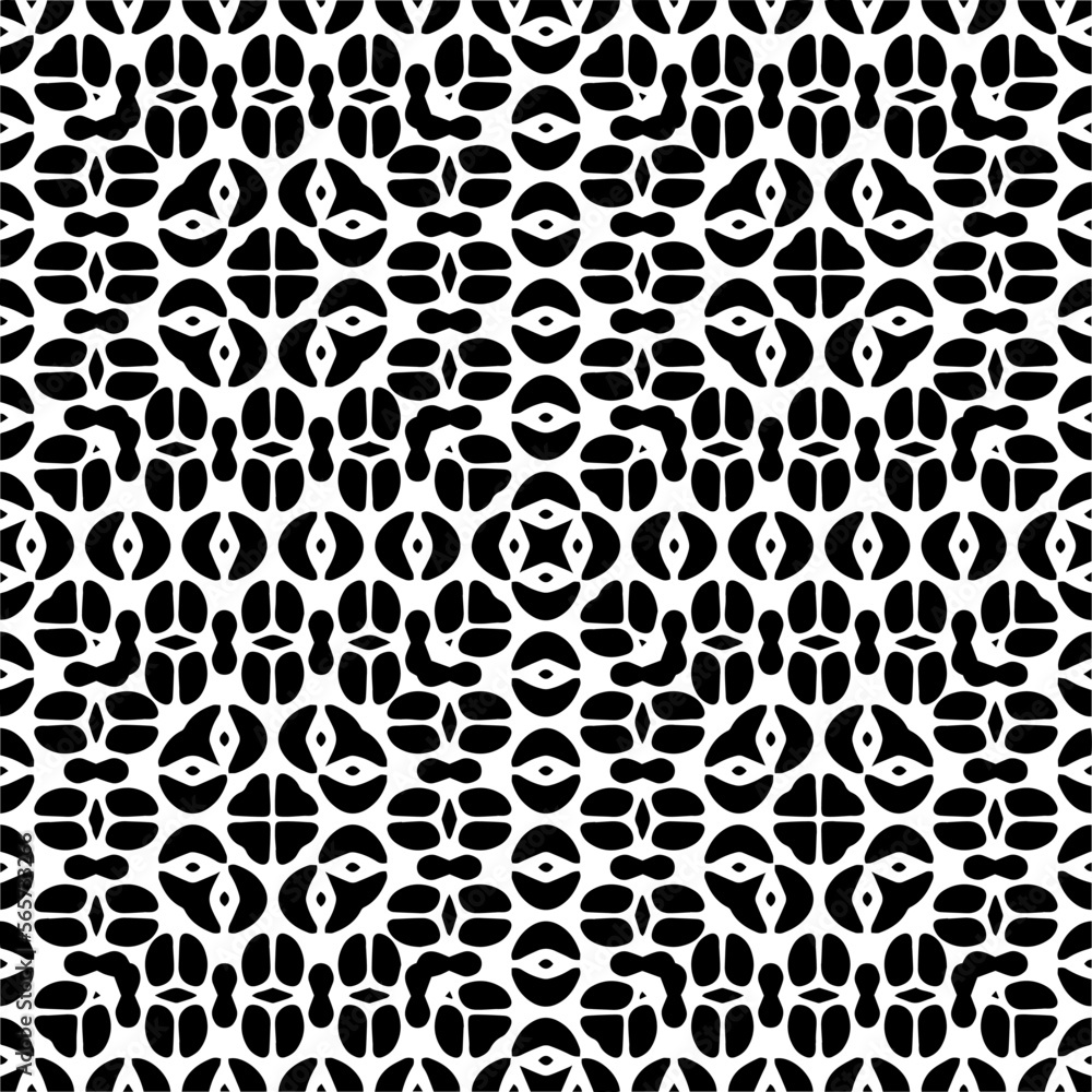 Vector pattern in geometric ornamental style. Black and white color.Seamless repeat pattern.Simple geo all over print block for apparel textile, ladies dress, fashion garment, digital wall paper.
Vector pattern in geometric ornamental style. Black and white color.Seamless repeat pattern.Simple geo all over print block for apparel textile, ladies dress, fashion garment, digital wall paper.