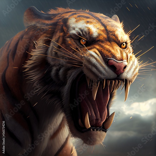 Sabre-toothed tiger