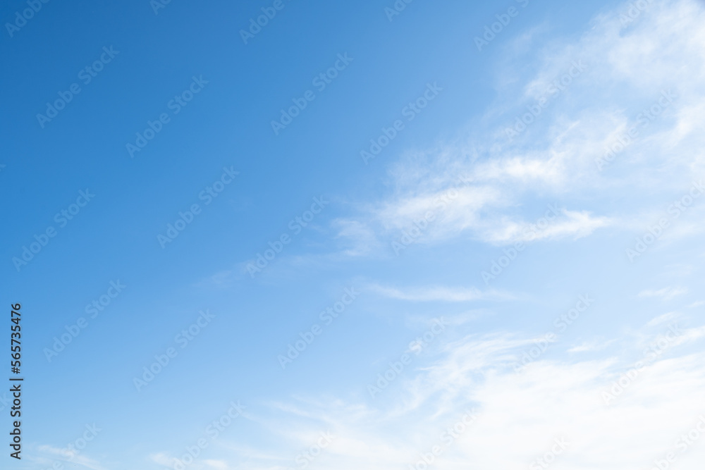 Fototapeta premium Blue Sky with Clouds