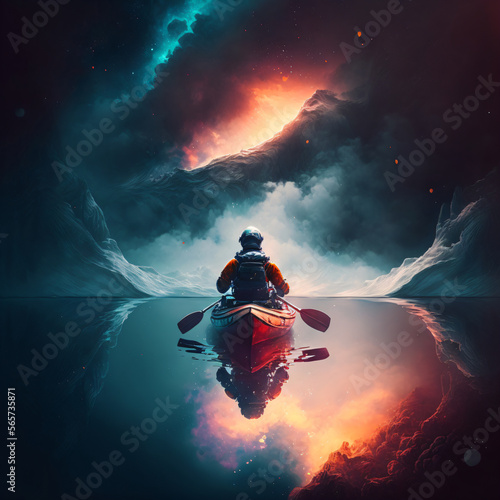 Kayaking in Space