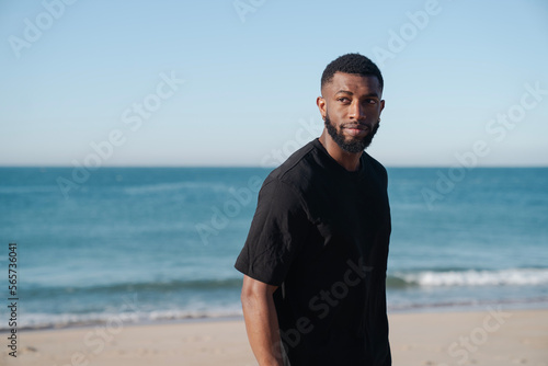 man on the beach