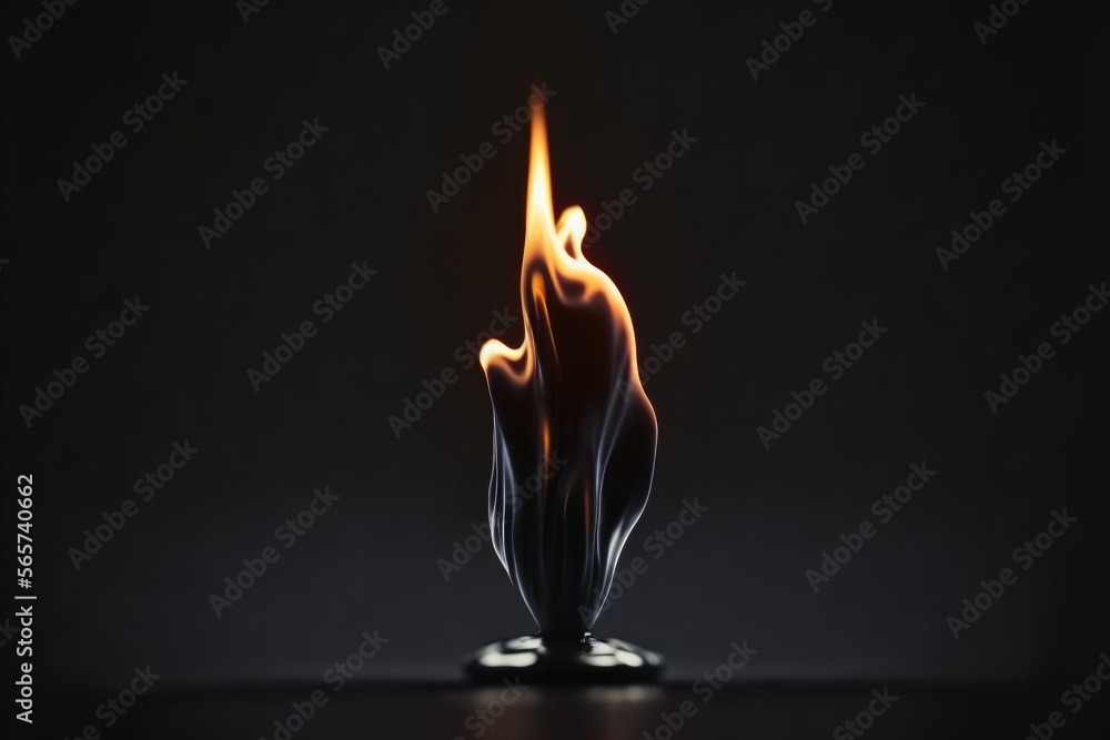 Fototapeta premium Artistic flames fire burning hot liquid Generative AI illustrations