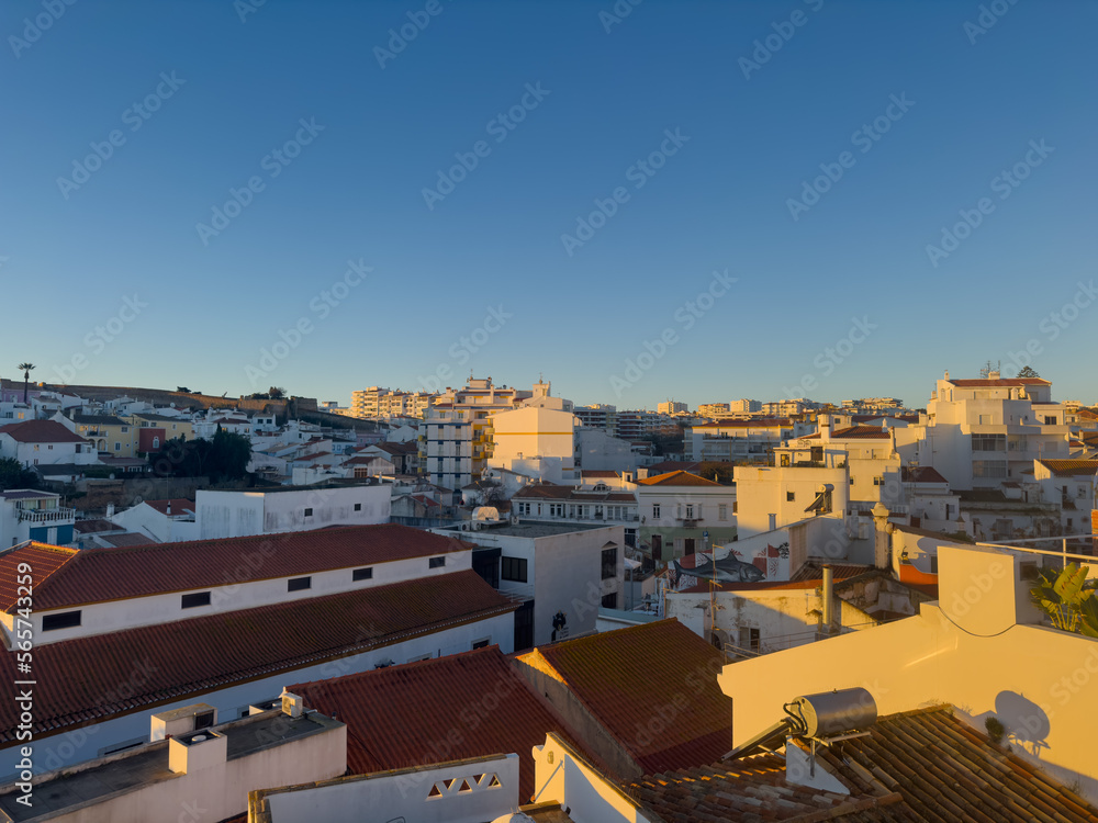 Lagos Town Centre Portugal Algarve Sunrise Sunset