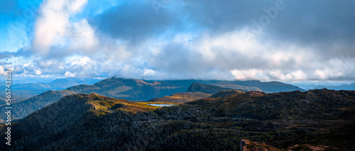 Golden hour in the mountains