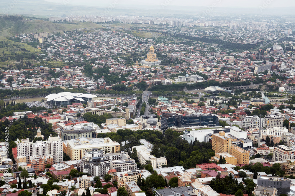 Fototapeta premium Tbilisi, Georgia - May 10, 2022: Views of Tbilisi, Georgia.