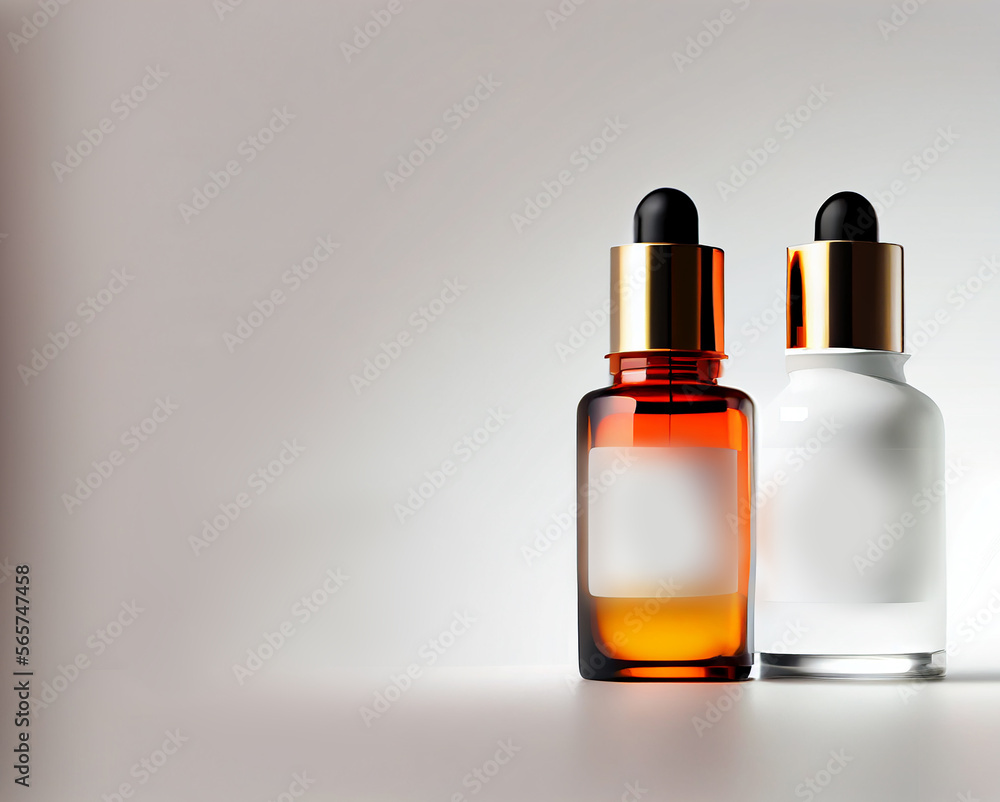Skincare Cosmetic Product Ads. Illustration AI Generative Skincare Cosmetic Product Ads. Illustration AI Generative
