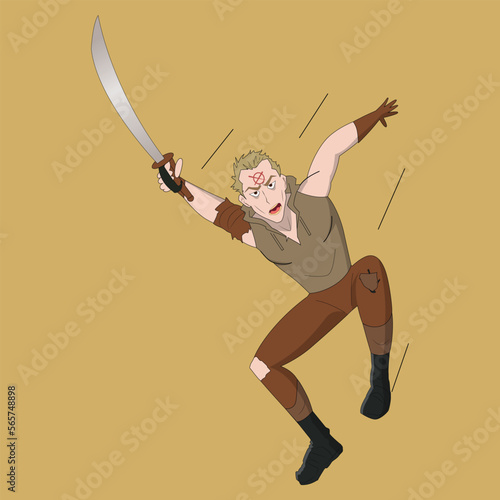  A swordsman is a person who is very good at swordplay or fencing.