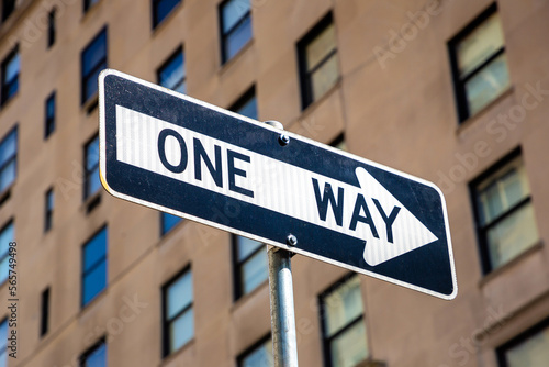One way sign in New York © Sergii Figurnyi