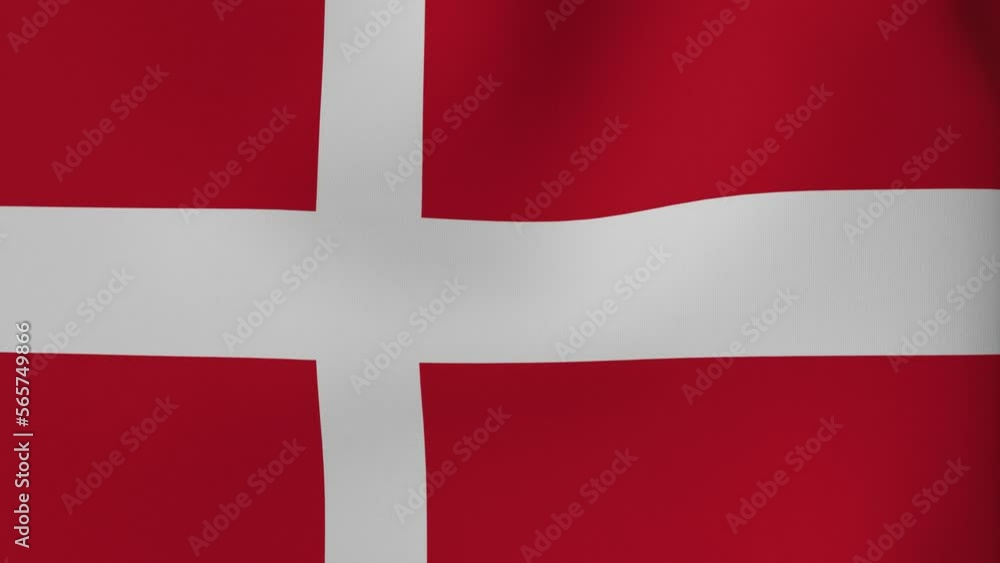 National Flag in the Wind - Looping Animation -Denmark National Flag in the Wind - Looping Animation -Denmark