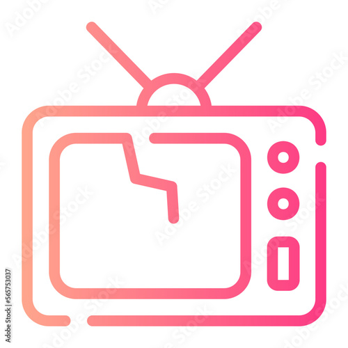 tv gradient icon