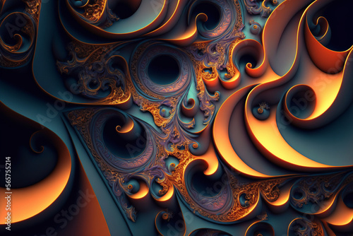 Lyapunov fractal background photo