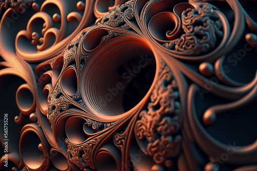 Lyapunov fractal background photo