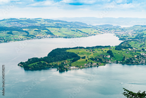 View of Lucerne Lake from Burgenstock, Lucerne, Switzerland photo