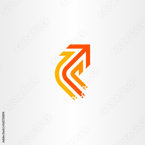 Arrow Reply Abstract Logo Icon Ideas