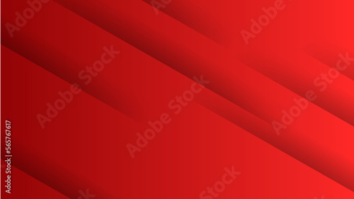 Abstract business presentation banner with red geometric stripes.