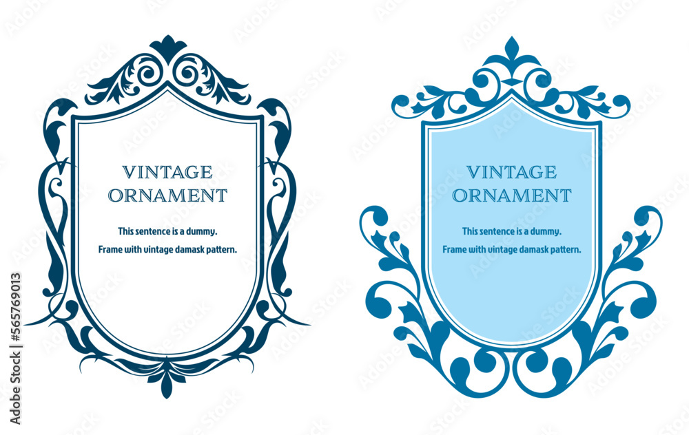 Commendation certificate, orient pattern, arabesque pattern, damask pattern decorative rule vintage frame set, emblem. Commendation certificate, orient pattern, arabesque pattern, damask pattern decorative rule vintage frame set, emblem.