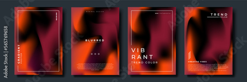 Fluid art vector set. Applicable for design cover, presentation, invitation, flyer, annual report, poster and business card, packaging. Modern artwork.