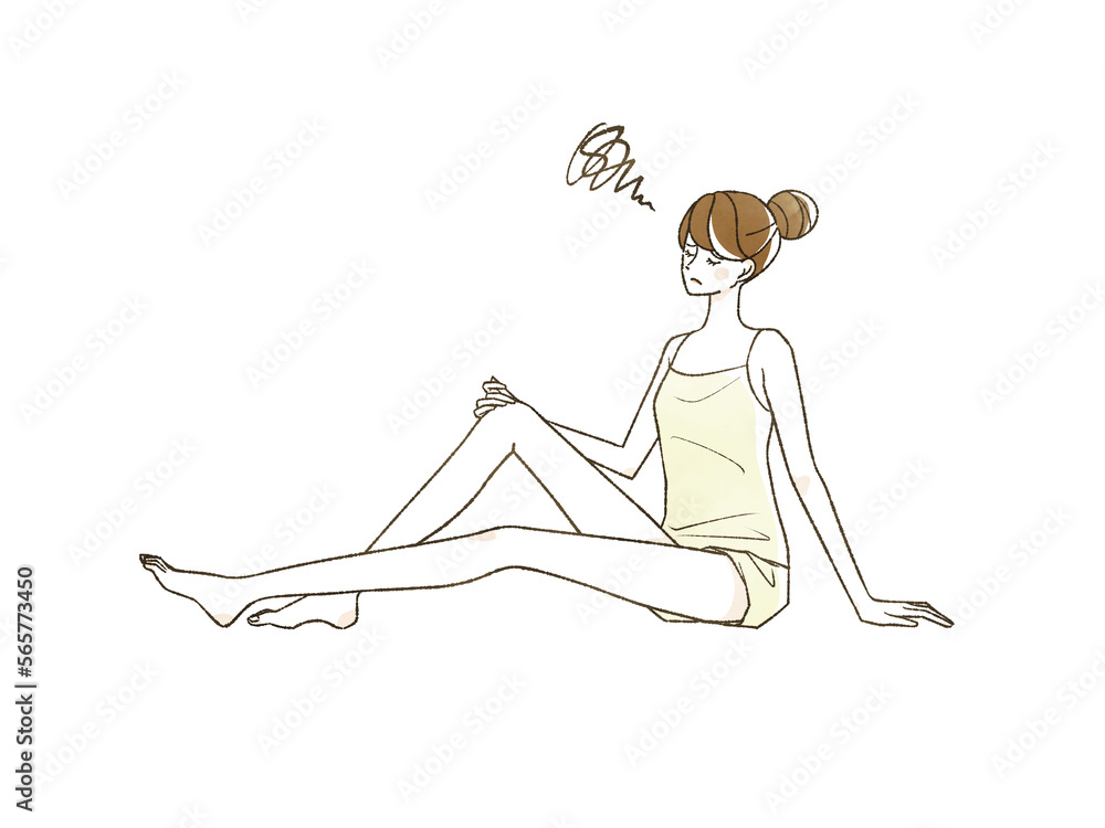 悩んでいる女性 悩んでいる女性