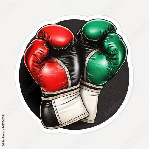 Punching Through the Competition with a Powerful Boxing Gloves Logo
