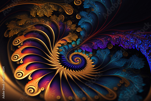 Intricate fractal surface