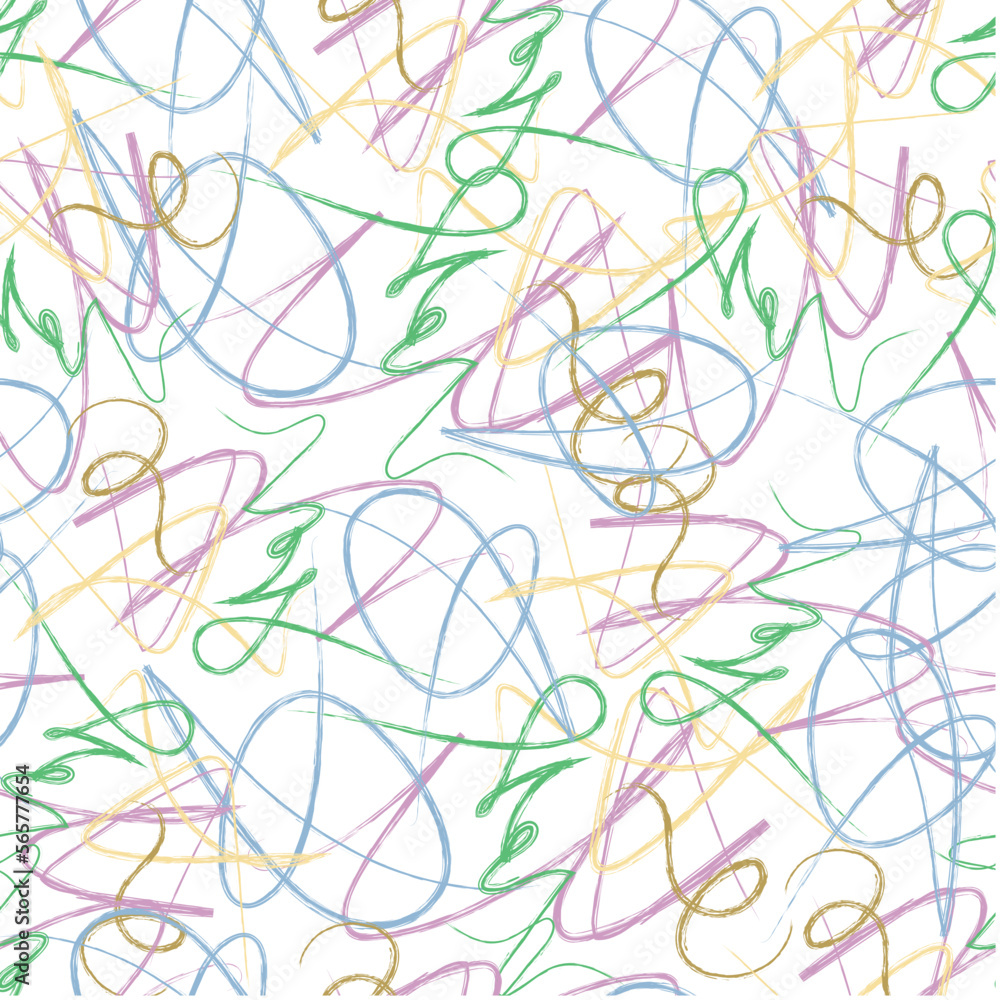 Doodles seamless pattern. Doodle lines ornamental trendy background. Rough line design. Doodles seamless pattern. Doodle lines ornamental trendy background. Rough line design.