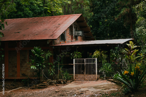 cabaña de leñador abandonada 