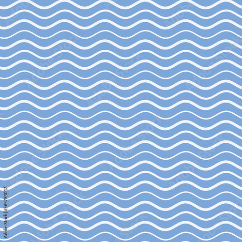 White line wave on blue background,beautiful pattern for interior decorative,abstract concept and design