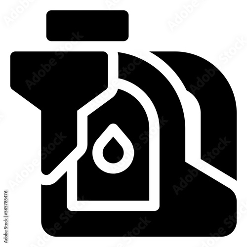 Oil glyph icon