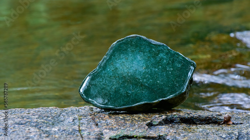 Foto natural green jade