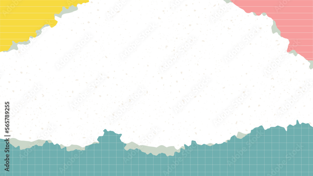 Obraz premium Torn paper textures background vector illustration with high-quality textures for comfortable work and creating